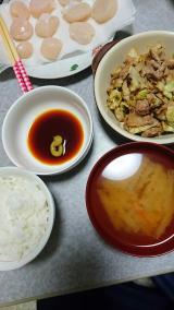今日の晩ごはん(*ノω・*)テヘ