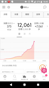 つ…疲れた(・_・;)笑